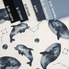 GALACTIC OCEAN (GALACTIC ANIMALS) / white - single jersey with elastane 