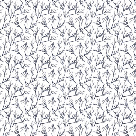 TWIGS pat. 2 (WINTER TIME) / white