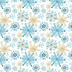 BLUE SNOWFLAKES 