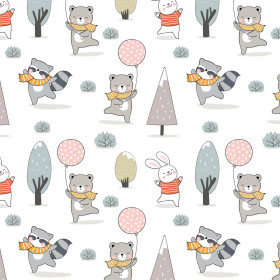 WINTER PARTY PAT. 2 (WINTER FUN) - Cotton woven fabric