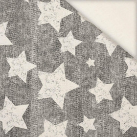 WHITE STARS / vinage look jeans (grey) - Linen 100%