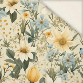 SPRING FLOWERS PAT. 3 - Linen 100%