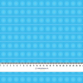 BUBBLED / turquoise - quick-drying woven fabric