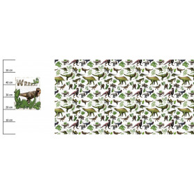 DINO PLANTS - PANORAMIC PANEL (60 x 155cm)