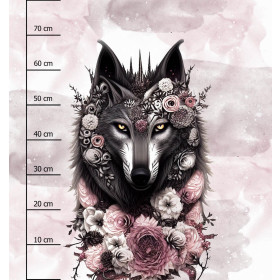 FANTASY WOLF - panel (75cm x 80cm) lycra 300g