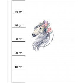 HORSE pat. 2 - PANEL (60cm x 50cm) SINGLE JERSEY