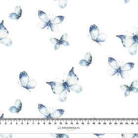 BUTTERFLIES PAT. 4 (WATER-COLOR BUTTERFLIES) - Viscose jersey