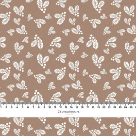 HOLLY (WHITE CHRISTMAS) - Cotton woven fabric