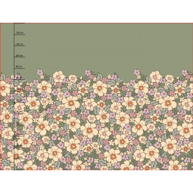 PASTEL FLOWERS PAT 2 - dress panel 