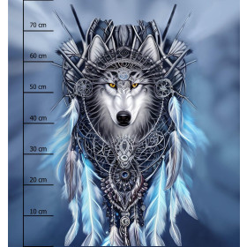 SPIRIT WOLF - panel (75cm x 80cm) lycra 300g