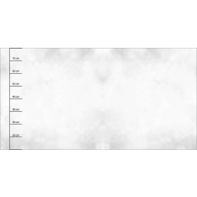 WHITE SPECKS -  PANEL (80cm x 155cm) brushed knitwear with elastane ITY