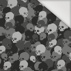 CAMOUFLAGE SKULLS / gray - Nylon fabric Pumi