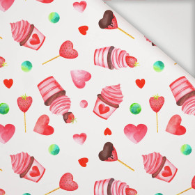 ICE CREAM AND STRAWBERRIES - Nylon fabric PUMI