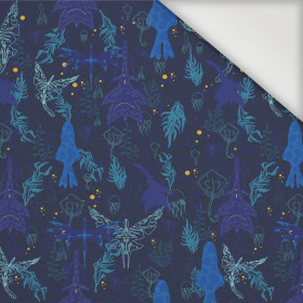 WATER WORLD / navy - Nylon fabric PUMI