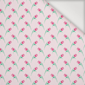 TULIPS / stripes - Nylon fabric PUMI