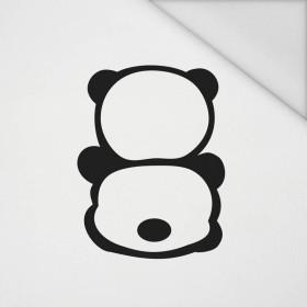 PANDA / MINT size "S" 30x45 cm - white (back) - panel Waterproof woven fabric