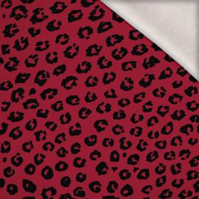 SPOTS PAT. 2 / viva magenta - brushed knitwear with elastane ITY