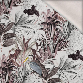 LUXE TROPICAL pat. 2 - brushed knitwear with elastane ITY