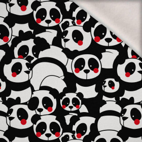 PANDAS / red  - brushed knitwear with elastane ITY
