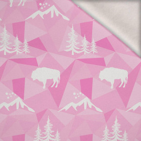 PRIMEVAL FOREST (adventure) / pink - brushed knitwear with elastane ITY