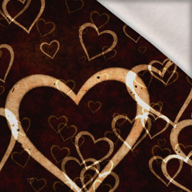 GOLDEN HEARTS / contour - brushed knitwear with elastane ITY