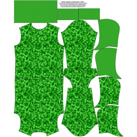 MEN’S HOODIE (COLORADO) - PIXELS pat. 2 / green - sewing set 