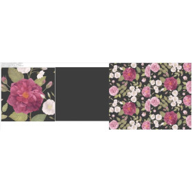 DECORATIVE PILOWS - ROSE GARDEN / grey 