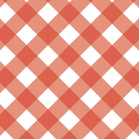 DIAGONAL CHECK / red 