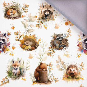 AUTUMN ANIMALS / white - softshell