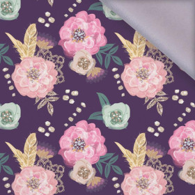 FLOWERS AND GOLDEN FEATHERS pat. 2 - softshell