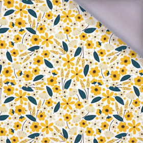 SMALL FLOWERS pat. 2 / white - softshell