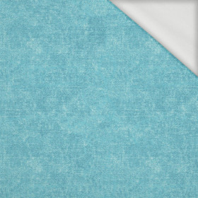 ACID WASH / SEA BLUE - looped knit fabric