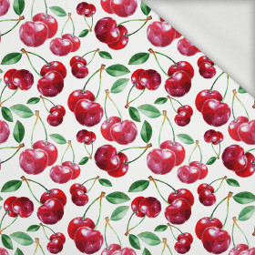 CHERRIES / PAT. 5 - looped knit fabric