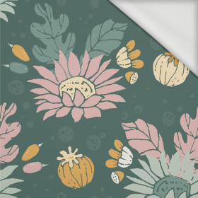 AUTUMN GARDEN pat. 2 - looped knit fabric