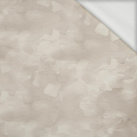 CAMOUFLAGE pat. 2 / beige - looped knit fabric