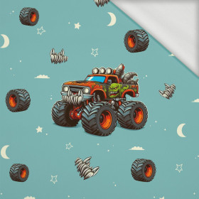 MONSTER TRUCK PAT. 1 - panel (60cm x 50cm) looped knit