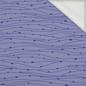 VALENTINE'S DEW (Very Peri) - looped knit fabric