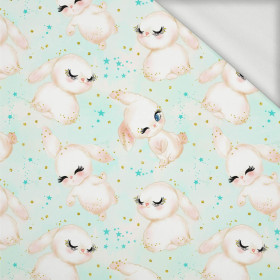 BUNNIES PAT. 5 (CUTE BUNNIES) - looped knit fabric