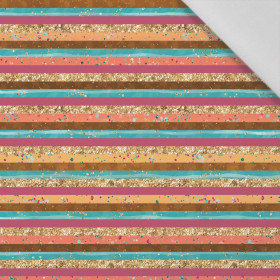 GLITTER STRIPES (GLITTER AUTUMN) - Cotton woven fabric