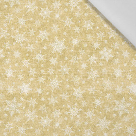 SNOWFLAKES PAT. 2 / ACID WASH GOLD  - Cotton woven fabric