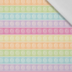 BUBBLED / pastel  - Cotton woven fabric