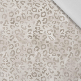SPOTS / BEIGE (SNOW LEOPARDS) - Cotton woven fabric