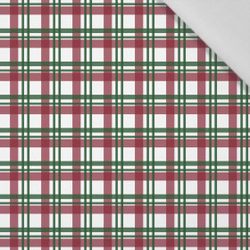 CHECK PAT. 1 / red - Cotton woven fabric