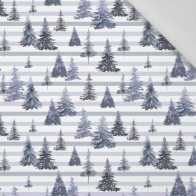 WALD M.2 /STREIFEN (GEMALTER WALD) - Cotton woven fabric