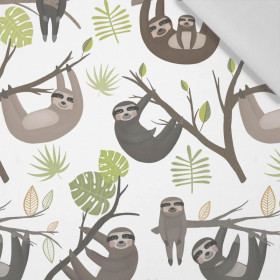SLOTHS / mosteras (SLOTHS) / white - Cotton woven fabric