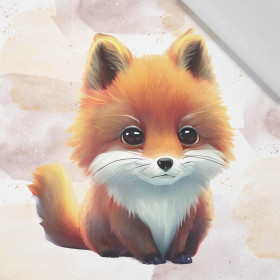 BABY FOX - panel (75cm x 80cm) Cotton woven fabric