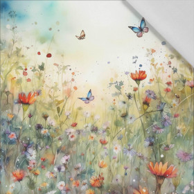 MAGIC MEADOW PAT. 1 - panel (60cm x 50cm) Cotton woven fabric