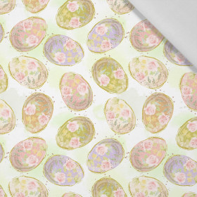 EASTER EGGS PAT. 1 (CUTE BUNNIES) - Cotton woven fabric