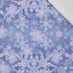 SNOWFLAKES (Very Peri) - Cotton woven fabric