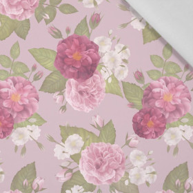 ROSE GARDEN / pink - Cotton woven fabric